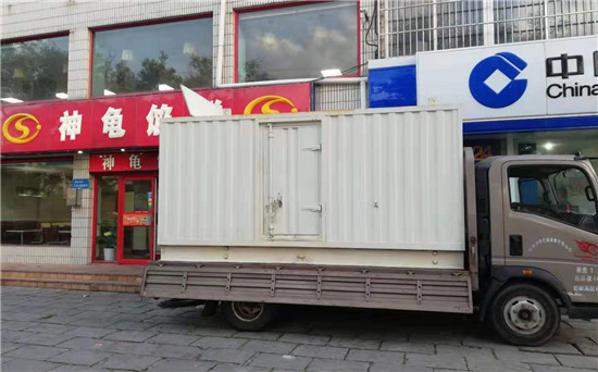 抱罗镇出租发电机施工案例